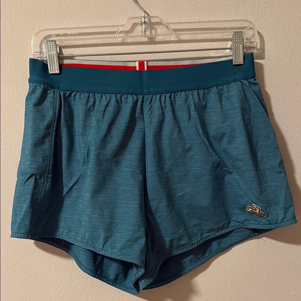 Tracksmith Teal Athletic Shorts